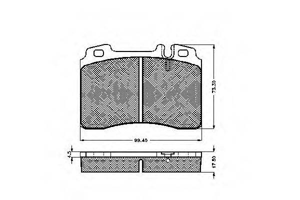 SPIDAN 31763 Комплект тормозных колодок, дисковый тормоз