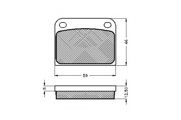 SPIDAN 32641 Комплект тормозных колодок, дисковый тормоз