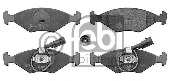 FEBI BILSTEIN 116101 Комплект тормозных колодок, дисковый тормоз