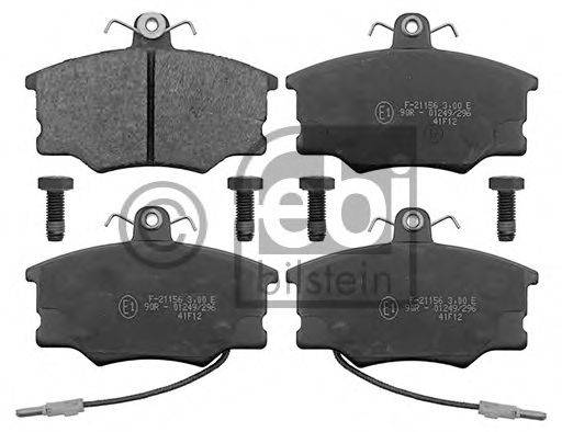 FEBI BILSTEIN 116105 Комплект тормозных колодок, дисковый тормоз