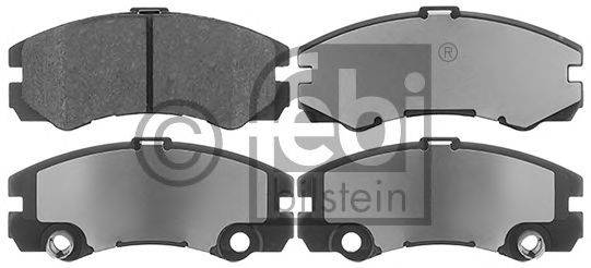 Комплект тормозных колодок, дисковый тормоз FEBI BILSTEIN 116157