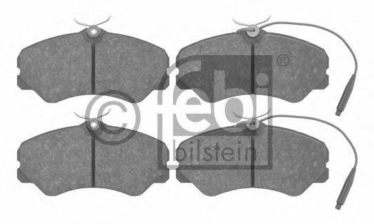 FEBI BILSTEIN 16049 Комплект тормозных колодок, дисковый тормоз