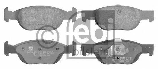 FEBI BILSTEIN 16093 Комплект тормозных колодок, дисковый тормоз