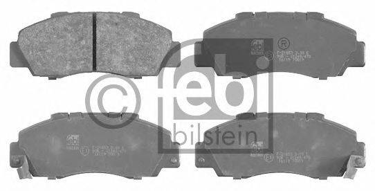 Комплект тормозных колодок, дисковый тормоз FEBI BILSTEIN 16119