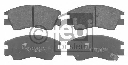 Комплект тормозных колодок, дисковый тормоз FEBI BILSTEIN 16128