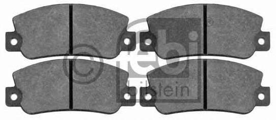Комплект тормозных колодок, дисковый тормоз FEBI BILSTEIN 16168