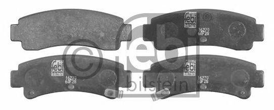 FEBI BILSTEIN 16270 Комплект тормозных колодок, дисковый тормоз