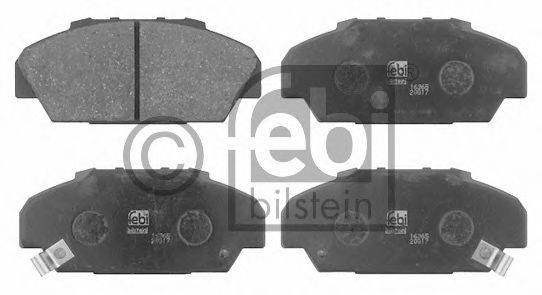Комплект тормозных колодок, дисковый тормоз FEBI BILSTEIN 16365