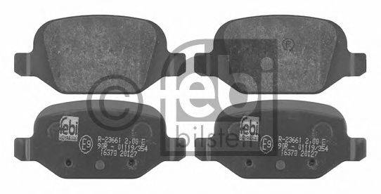 FEBI BILSTEIN 16370 Комплект тормозных колодок, дисковый тормоз