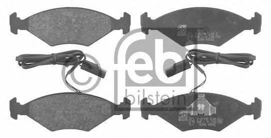 Комплект гальмівних колодок, дискове гальмо FEBI BILSTEIN 16396