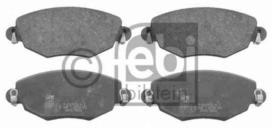 Комплект гальмівних колодок, дискове гальмо FEBI BILSTEIN 16402