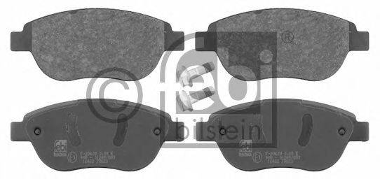 FEBI BILSTEIN 16422 Комплект гальмівних колодок, дискове гальмо
