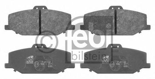 FEBI BILSTEIN 16655 Комплект тормозных колодок, дисковый тормоз