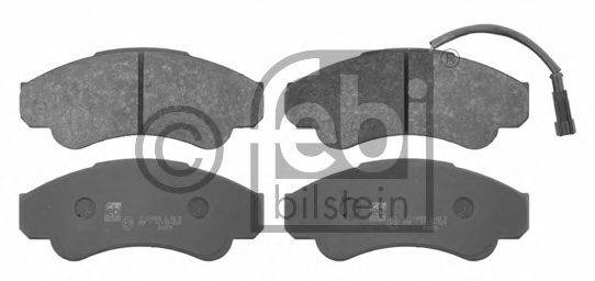 FEBI BILSTEIN 16663 Комплект тормозных колодок, дисковый тормоз