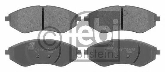 Комплект тормозных колодок, дисковый тормоз FEBI BILSTEIN 16721