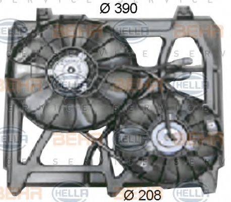 Вентилятор, охолодження двигуна BEHR HELLA SERVICE 8EW 351 034-501