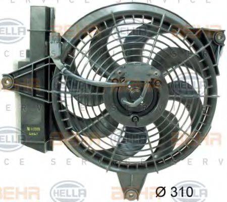 Вентилятор, конденсатор кондиціонера BEHR HELLA SERVICE 8EW 351 034-601