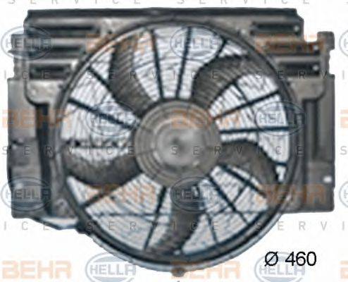 Вентилятор, конденсатор кондиціонера BEHR HELLA SERVICE 8EW 351 040-661