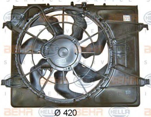 Вентилятор, охолодження двигуна BEHR HELLA SERVICE 8EW 351 043-351