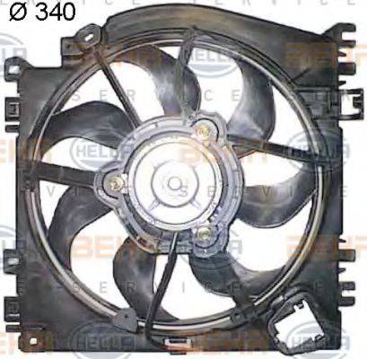 Вентилятор, охолодження двигуна BEHR HELLA SERVICE 8EW 351 043-701