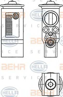 Розширювальний клапан, кондиціонер BEHR HELLA SERVICE 8UW 351 234-231