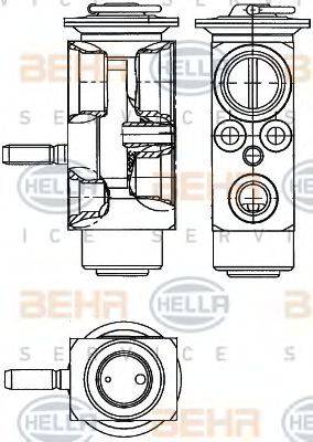 Розширювальний клапан, кондиціонер BEHR HELLA SERVICE 8UW 351 239-611