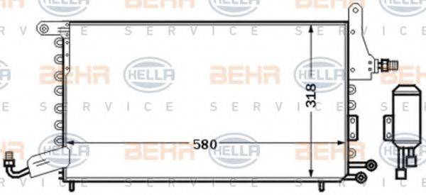 BEHR HELLA SERVICE 8FC351301541 Конденсатор, кондиціонер