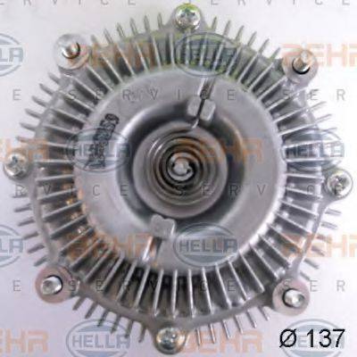 Сцепление, вентилятор радиатора BEHR HELLA SERVICE 8MV 376 791-111