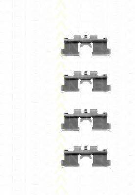 TRISCAN 8105141511 Комплектующие, колодки дискового тормоза