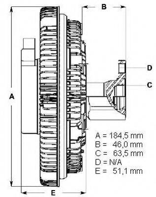 BERU LK095 Сцепление, вентилятор радиатора