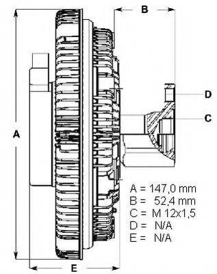 BERU LK113 Сцепление, вентилятор радиатора