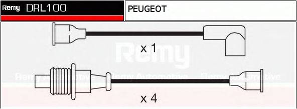 DELCO REMY DRL100 Комплект проводов зажигания