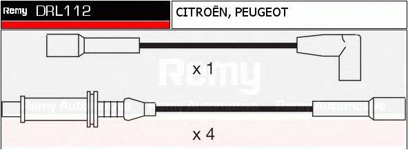 Комплект дротів запалення DELCO REMY DRL112