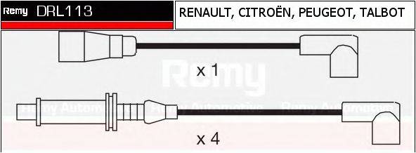 DELCO REMY DRL113 Комплект дротів запалення