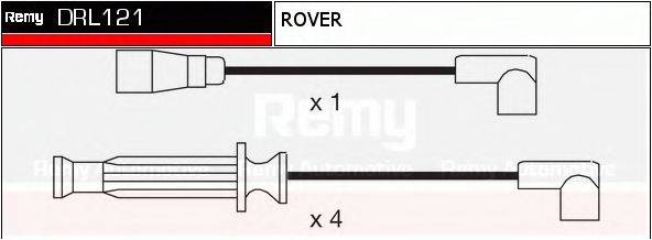 DELCO REMY DRL121 Комплект дротів запалення