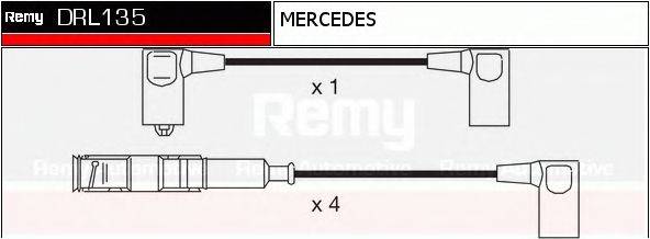 DELCO REMY DRL135 Комплект проводов зажигания
