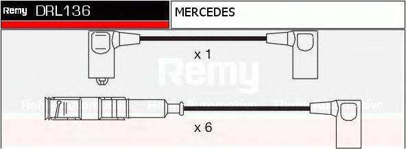 DELCO REMY DRL136 Комплект проводов зажигания