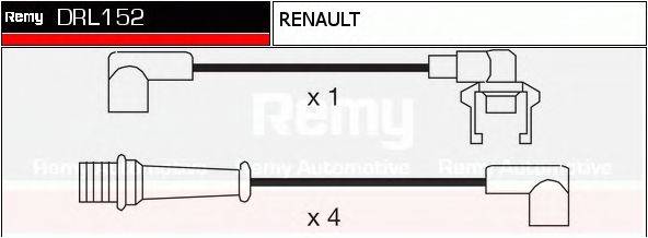 DELCO REMY DRL152 Комплект проводов зажигания