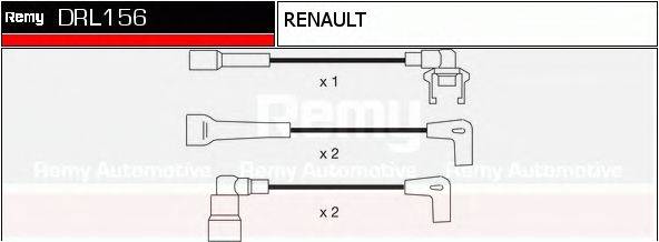 DELCO REMY DRL156 Комплект дротів запалення