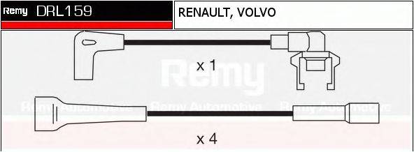 DELCO REMY DRL159 Комплект дротів запалення