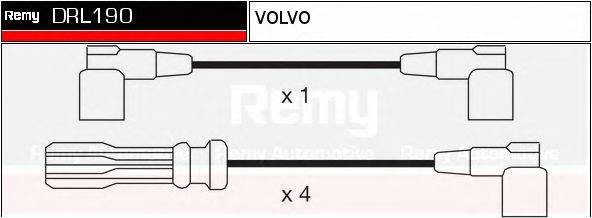 Комплект проводов зажигания DELCO REMY DRL190