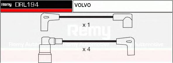 DELCO REMY DRL194 Комплект дротів запалення