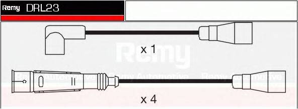 DELCO REMY DRL23 Комплект дротів запалення