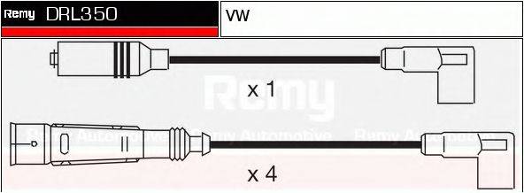 Комплект проводов зажигания DELCO REMY DRL350