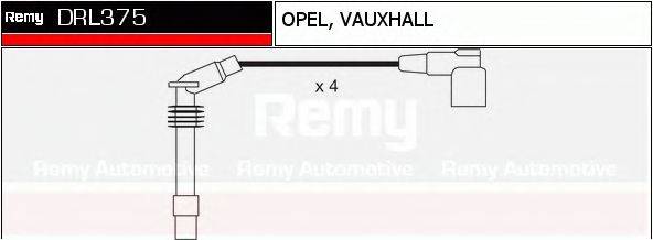 DELCO REMY DRL375 Комплект дротів запалення