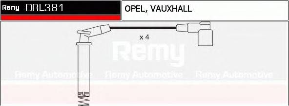 DELCO REMY DRL381 Комплект дротів запалення