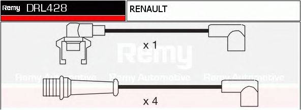 DELCO REMY DRL428 Комплект дротів запалення
