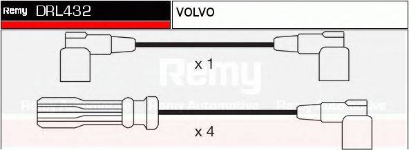 DELCO REMY DRL432 Комплект дротів запалення