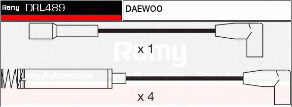 DELCO REMY DRL489 Комплект проводов зажигания