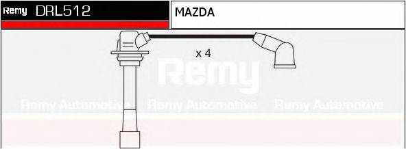 Комплект дротів запалення DELCO REMY DRL512